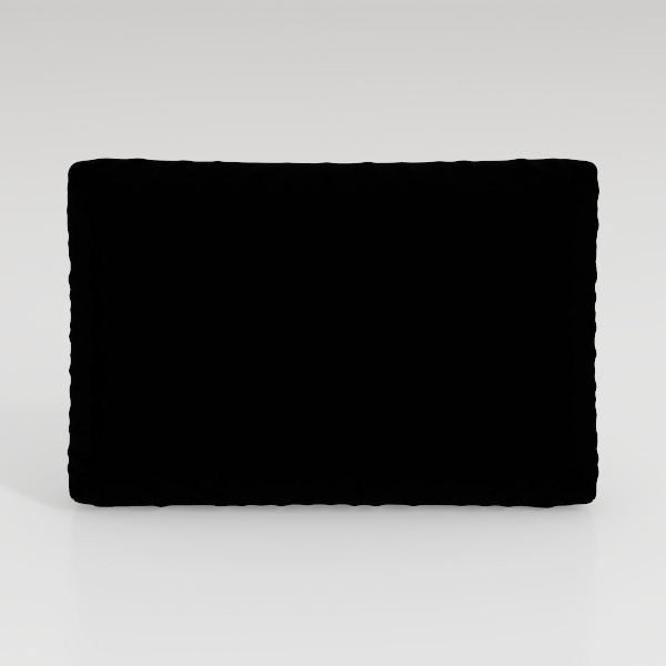 1000 TC Black Standard Pillowcases Set of 2 100%