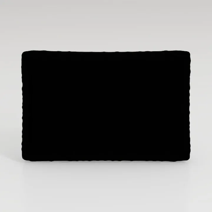 1000 TC Black Standard Pillowcases Set of 2 100%