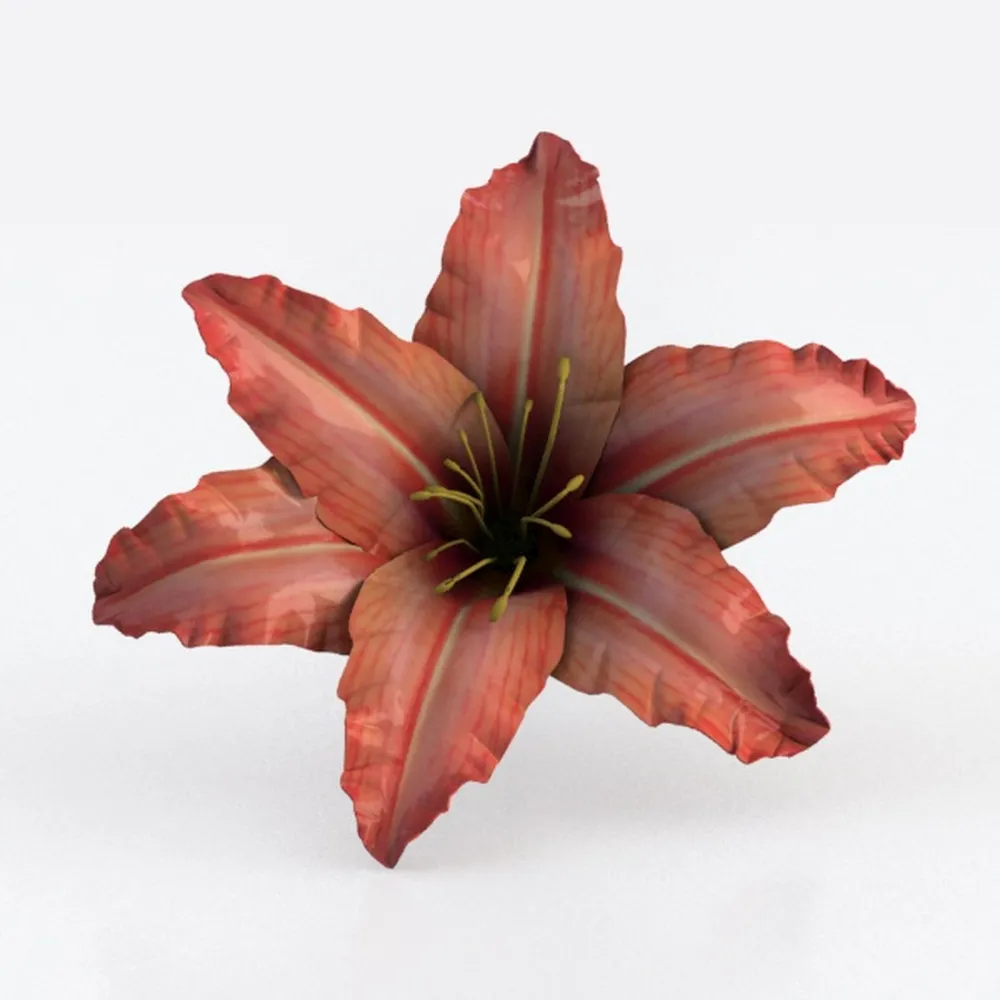 6 Pcs Magnolia Artificial Leaves Branches 3D