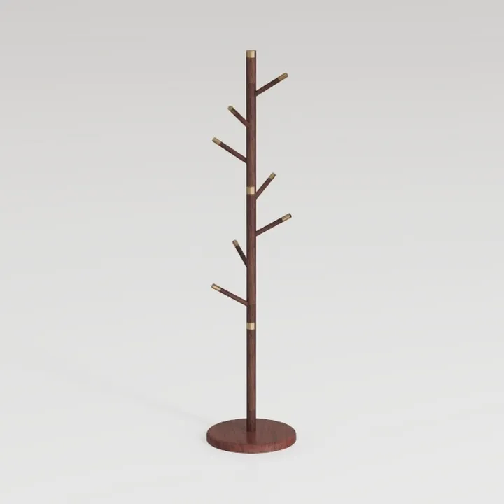 Wooden Coat Rack Rack Stand, Hall Tree Coat Tree