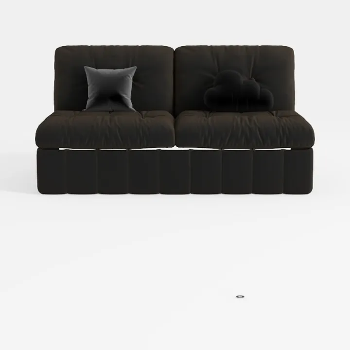 KOMFOTT Adjustable Floor Sofa Bed, Foldable Lazy