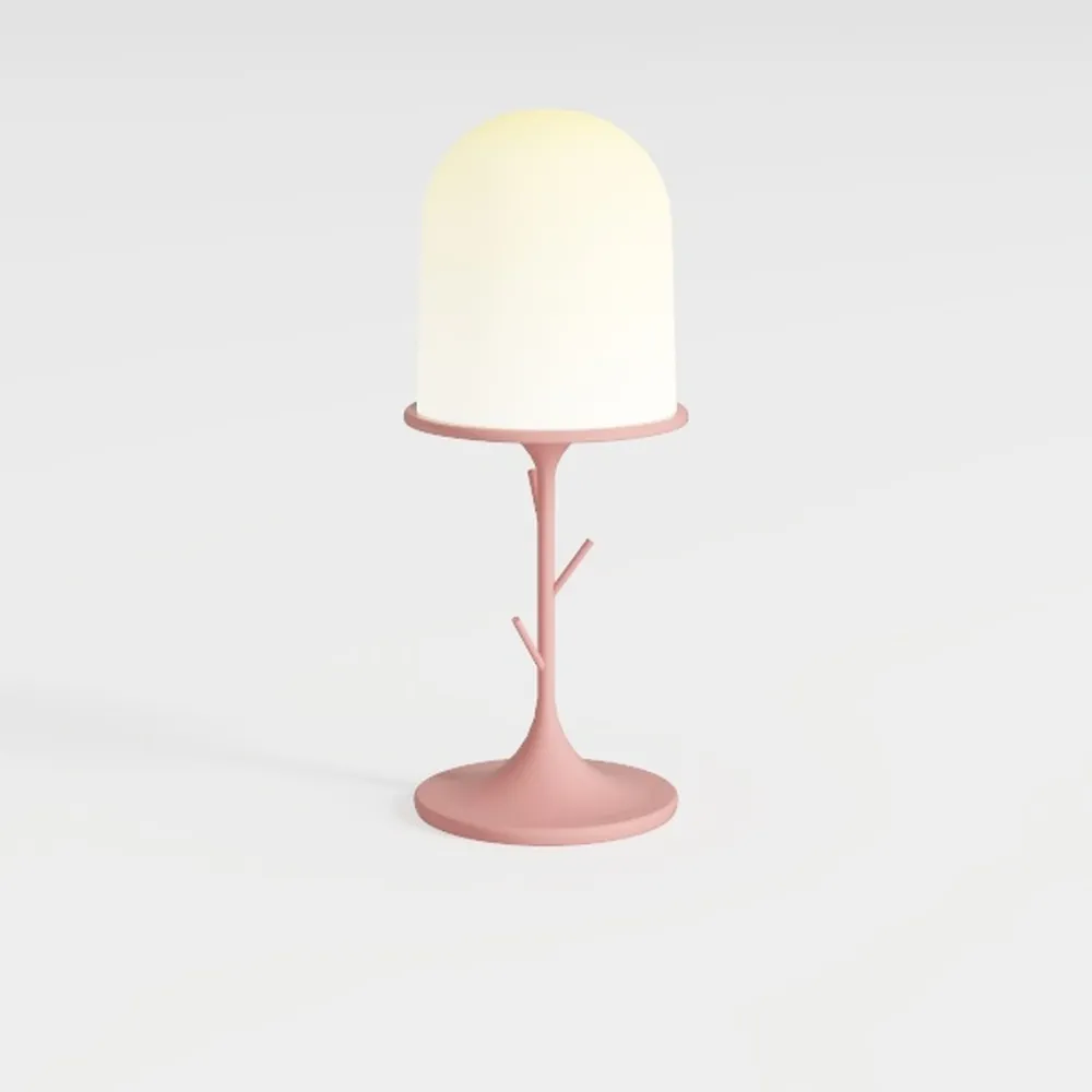 Touch Bedside Table Lamp - Pink Small Lamp for Bed