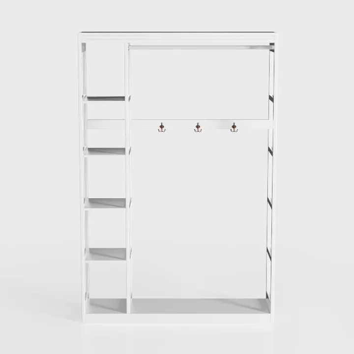 Patiorama Shoe Cabinet w/2 Flip Drawers & Side
