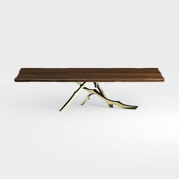 Luxury Galaxy of Colors Desk, Live Edge