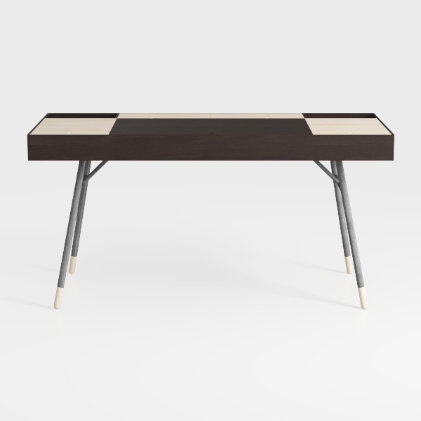 IIYGNEWM Mid Century Desk, Modern Writing Study De
