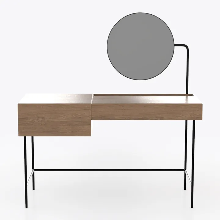 Generico Tavolino da Letto Moderno Multifunzionale - 145 cm x 45 cm Noce - Scrivania e Tavolo da Pranzo Indipendente salvaspazio per Giochi, Ufficio Domestico e Studio