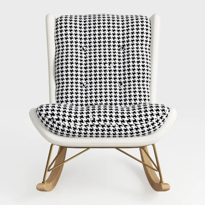 Leisure Sofa Rocking Chair Glider Rocker with High