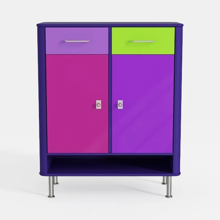 Metal Accent Storage Cabinet for Bed Room,Living