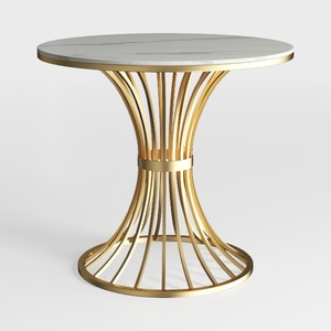 Tribesigns Round Wood Coffee Table, 31.5-Inch Farm