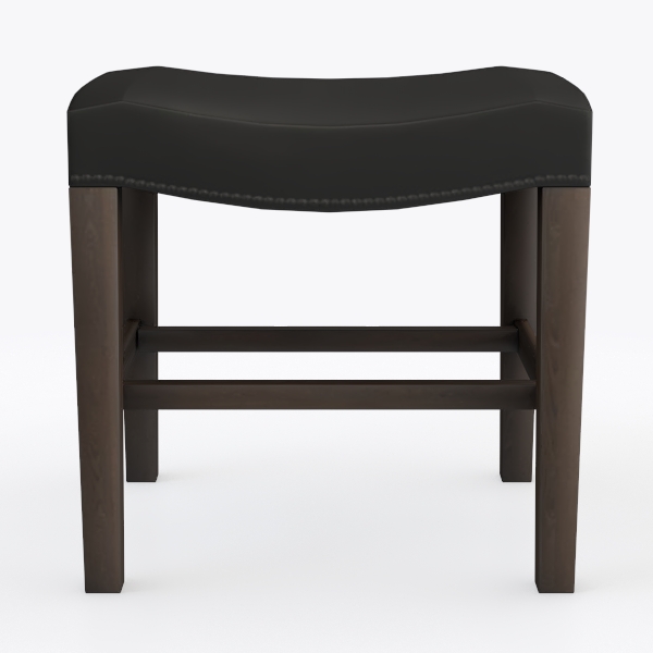 Modern Vintage Oak K/D Mission Bench for Vanity