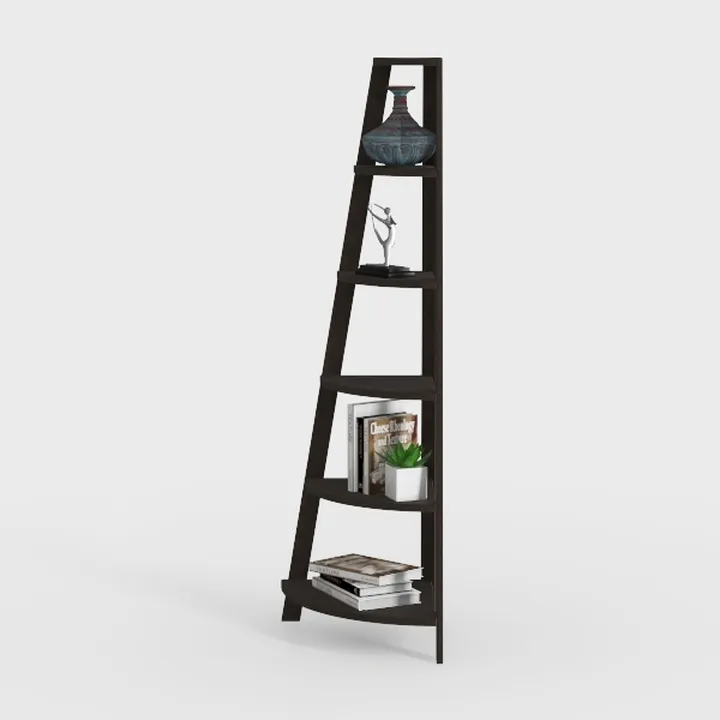 Casual Home 100% Solid Wood 5-Shelf Ladder