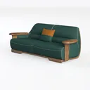 CosmoLiving by Cosmopolitan Upholstered 3-Seater S Left 45 Degree View