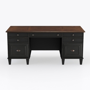 Starlight Canyon Home Executive Desk – Brown Woode