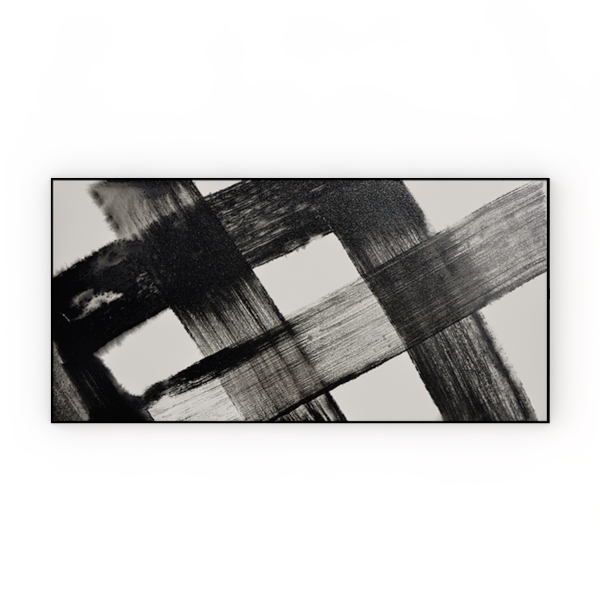 zoinart Large Black and White Abstract Wall Art 60