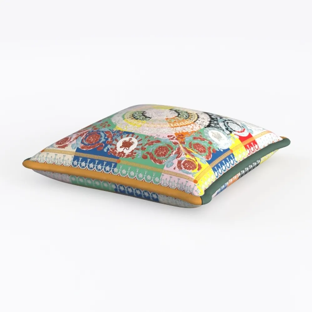 Tropical Outdoor Pillow Covers, Vivid Peach