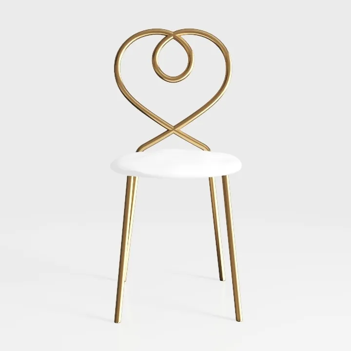 Vanity Chair for Makeup,Modern Velvet Butterfly