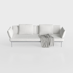Modway Commix Modular, Sofa Sectional, Beige Fabri