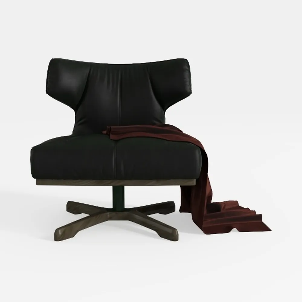 Administrative Office Chair with Footstool Can Be 