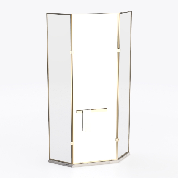 Bifold Shower Door, 32&quot;-33.9&quot; W x 72&quot; H, 1/4&quot;