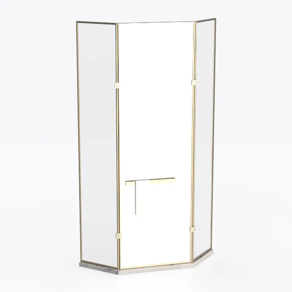 Bifold Shower Door, 32"-33.9" W x 72" H, 1/4"