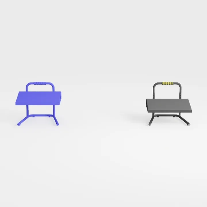 Patio Chaise Lounge Set 3 Pieces Pool Lounge Chair