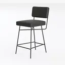 VINGLI 10 Pack Folding Chairs with Padded Seats Left 45 Degree View