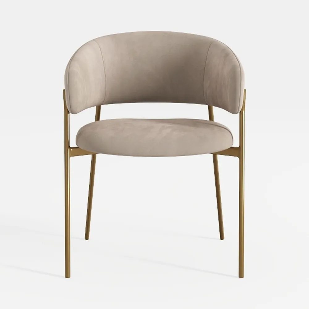 Neos Modern Furniture Dining Chair, Taupe