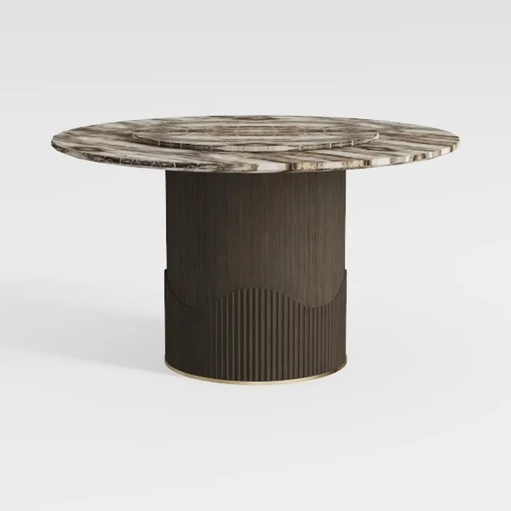 YITAHOME 47" Round Dining Table for 4-6 People