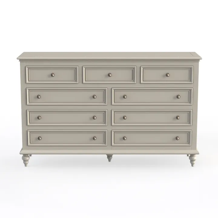 Farmhouse 8 Drawers Dresser for Bedroom, 61" Wide