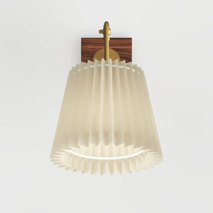 Vintage Wall Sconces Set of 2 with Transparent