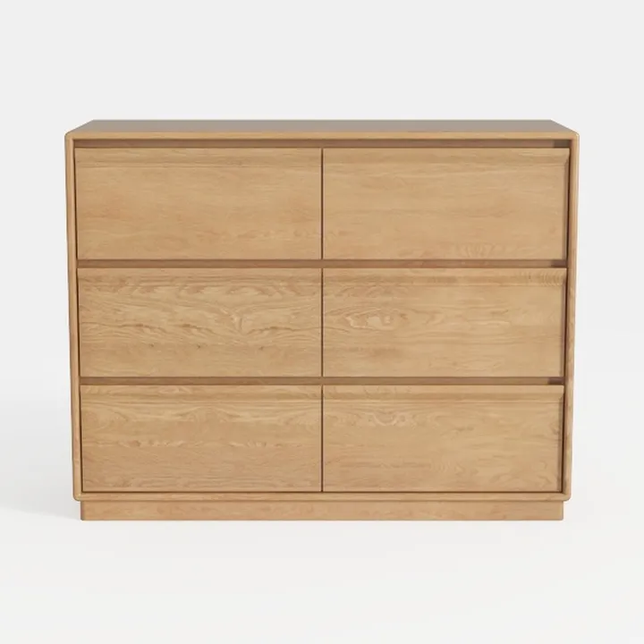 Modern 6 Drawers Dresser for Bedroom, 47" Wide
