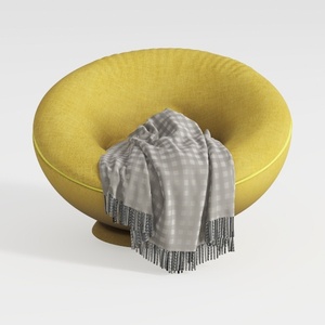 Swivel Barrel Chair 360 Degree Single Sofa Chair w