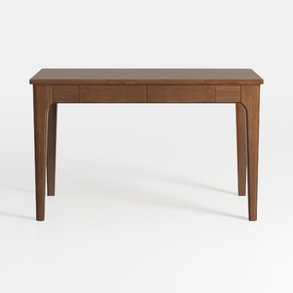 yerealye Solid Wood Writing Desk, Mid Century Mode