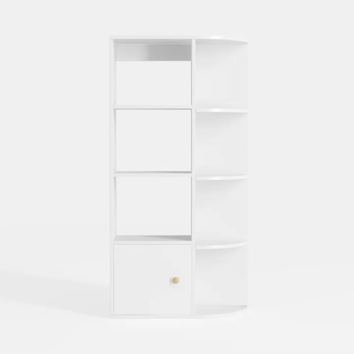 VASAGLE Bookcase, Bookshelf with 7 Compartments