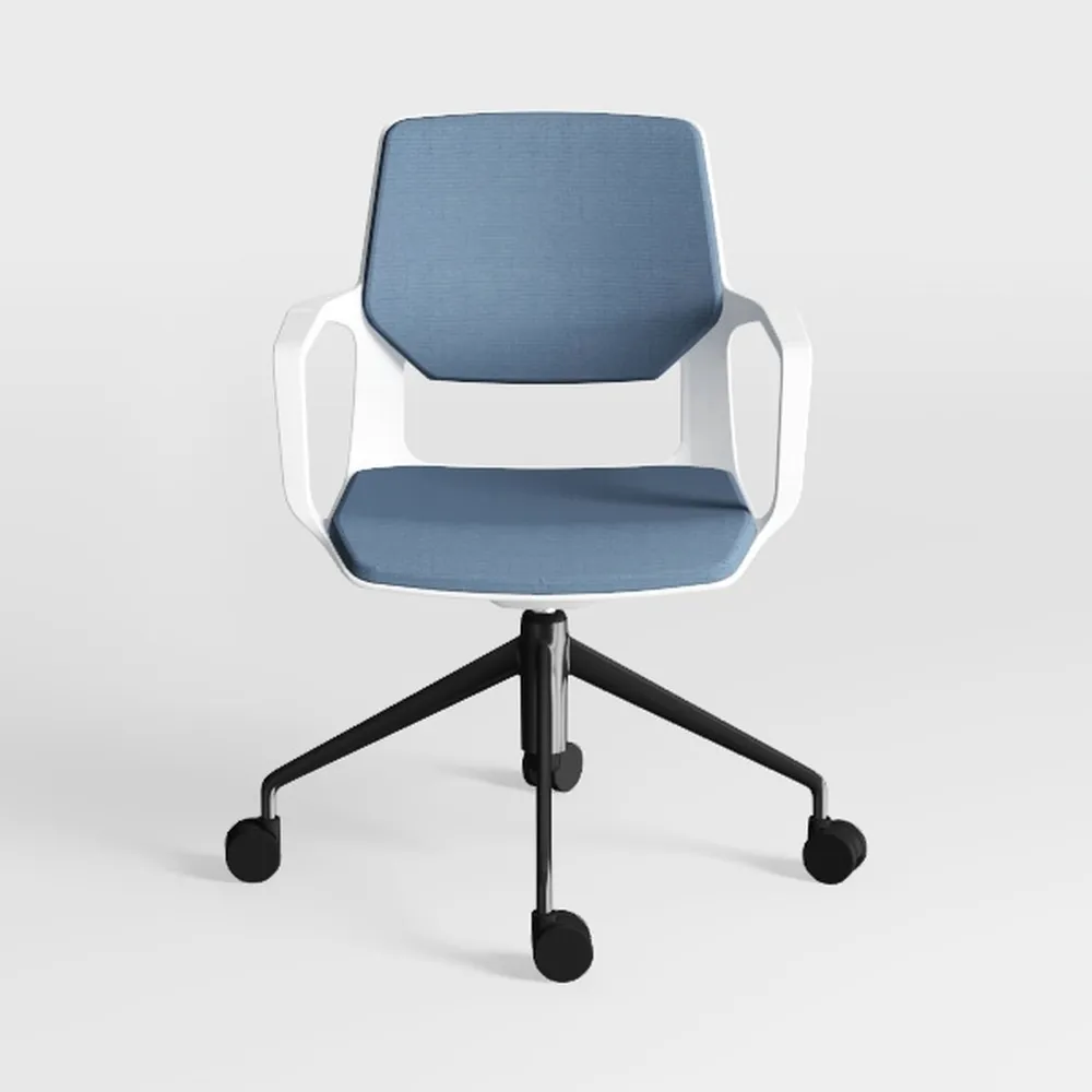 Misolant Vanity Chair with Back, Small Armless