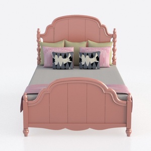 Ariston Pink Queen Bed