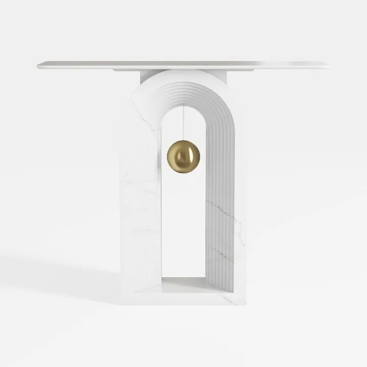 LITTLE TREE 39.4-Inches Modern Console Table,