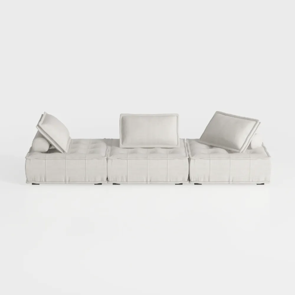 Cozy Castle 106" Modular Sectional Sofa 3 Deep