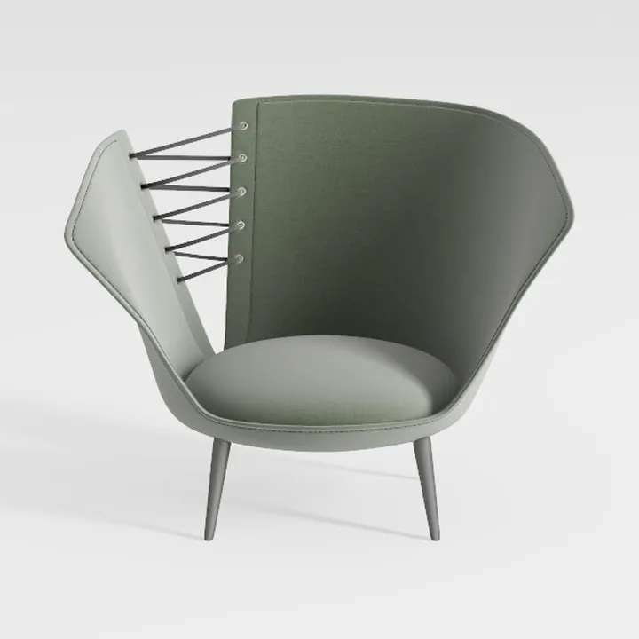 SIMPLIHOME Harrah Accent Chair - 33 inch Wide Upho