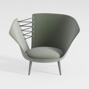 SIMPLIHOME Harrah Accent Chair - 33 inch Wide Upho