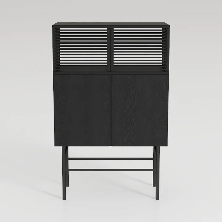 Fluted Sideboard, Buffet Cabinet with Storage