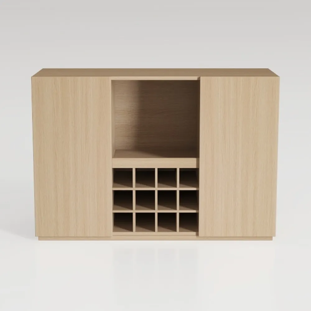 Marsail 47.2" Bar Cabinets with Storage, Modern