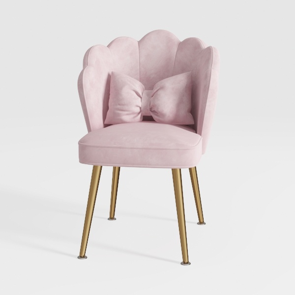 Velvet Accent Chair,Modern Upholstered Leisure