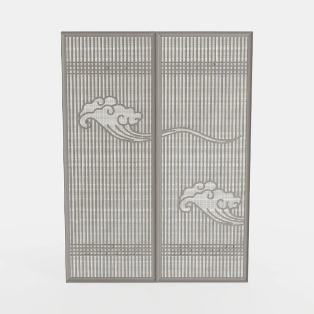 XIAO WEI Shoe Cabinet, Large Natural Rattan Shoe