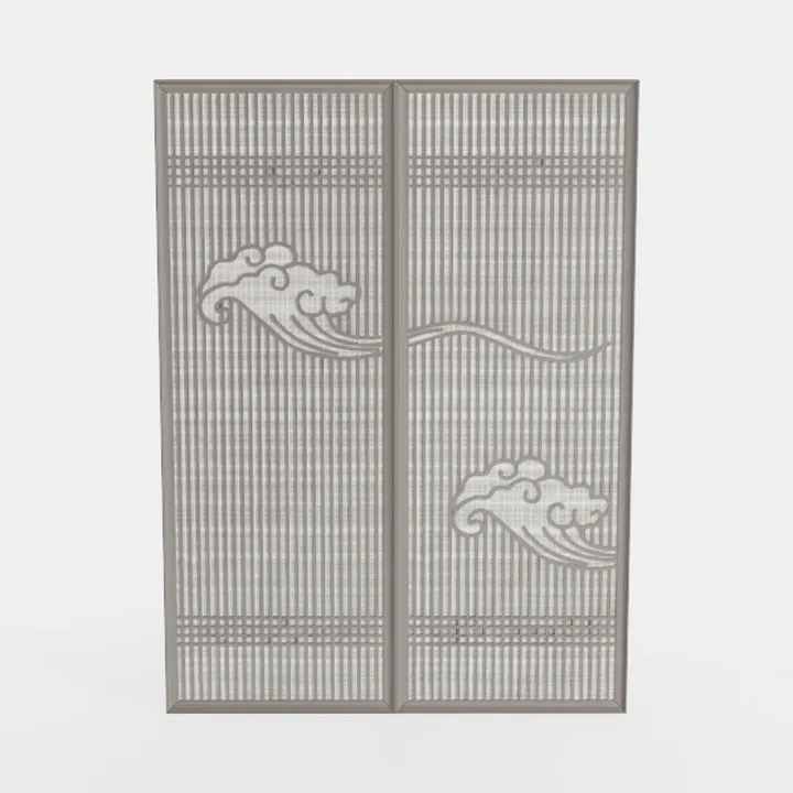 XIAO WEI Shoe Cabinet, Large Natural Rattan Shoe