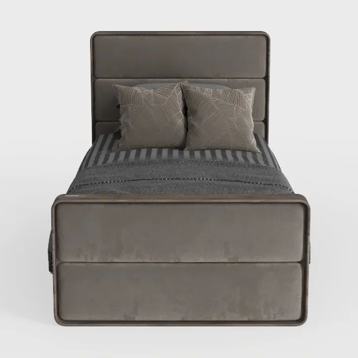 Pemberly Row Wood Eastern King Upholstered Bed Smo