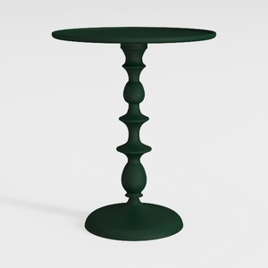 Living room small round table iron sideboard small