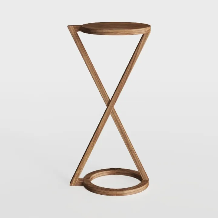 Kate and Laurel Aja Modern Side Table; 15 x 15