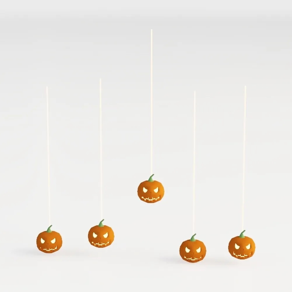 Halloween Paper Pumpkin Lanterns