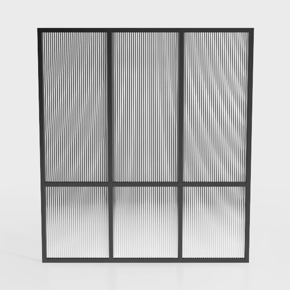 71" Tall Bookshelf with Doors, 5 Tiers Farmhouse